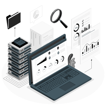 Illustration für die Darstellung von Data Analytics im Zusammenhang der Produktexzellenz